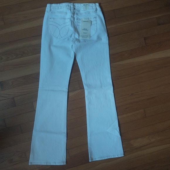 *ROLLA'S Dallas Bootcut White Jeans size 24 - Picture 5 of 6